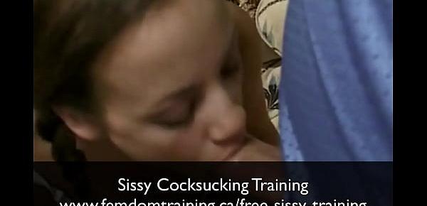  Sissy Cock Sucking Training
